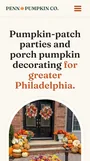 Penn Pumpkin Co. mobile screenshot