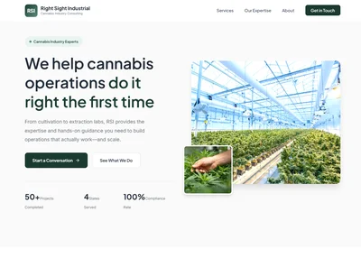Right Sight Industrial website screenshot